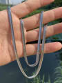 thumb 925 Sterling Silver Minimalist Snake Chain 4