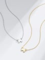 thumb 925 Sterling Silver Minimalist Lariat Necklace 2