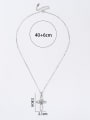 thumb 925 Sterling Silver Minimalist Lariat Necklace 4