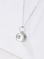 thumb 925 Sterling Silver Minimalist Lariat Necklace 2