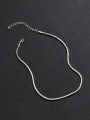thumb 925 Sterling Silver Minimalist Snake Chain 0
