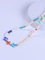 thumb Stainless steel Freshwater Pearl Multi Color Glass beads Minimalist Beaded Necklace 2