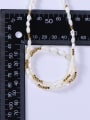 thumb Stainless steel Synthetic Crystal Multi Color Minimalist Beaded Necklace 3