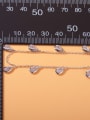 thumb 925 Sterling Silver Cubic Zirconia White Water Drop Minimalist Adjustable Bracelet 3