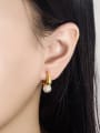 thumb 925 Sterling Silver Freshwater Pearl White Minimalist Drop Earring 3