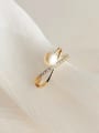 thumb 925 Sterling Silver Freshwater Pearl Beige Minimalist Band Ring 3