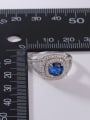thumb 925 Sterling Silver Cubic Zirconia Multi Color Minimalist Band Ring 4