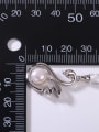 thumb 925 Sterling Silver Freshwater Pearl White Swan Minimalist Lariat Necklace 3
