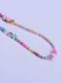 thumb Stainless steel Glass beads Multi Color Minimalist Lariat Necklace 1