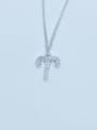 thumb 925 Sterling Silver Cubic Zirconia White Constellation Trend Initials Necklace 2