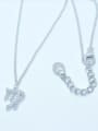 thumb 925 Sterling Silver Cubic Zirconia White Constellation Dainty Initials Necklace 1