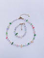 thumb Natural  Gemstone Crystal Beads Chain Handmade Necklace 0