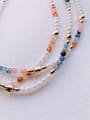 thumb Natural  Gemstone Crystal Beads Chain Handmade Beaded Necklace 0
