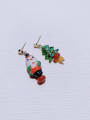 thumb Natural Gemstone Crystal Beads Handmade Asymmetrical Christmas Series Drop 0