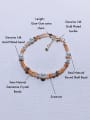 thumb Natural Round Shell Beads Chain Handmade Beaded Bracelet 2