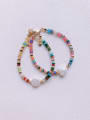 thumb Natural  Gemstone Crystal Beads Chain Handmade Beaded Bracelet 0