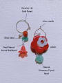thumb Brass Natural Shell Beads   Flower Minimalist   Handmade Beaded  Huggie Earring 1