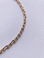 thumb Brass Minimalist U Shape Chain Necklace 2