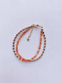 thumb Natural  Gemstone Crystal Beads Chain Handmade Beaded Bracelet 4
