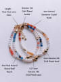 thumb Natural  Gemstone Crystal Beads Chain  Multi Color Handmade Beaded Bracelet 1