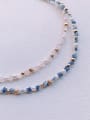 thumb N-STPE-0020 Natural  Gemstone Crystal Beads Chain Handmade  Beaded Necklace 0