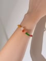 thumb Natural  Gemstone Crystal Beads Chain Handmade Beaded Christmas Series  Bracelet 2