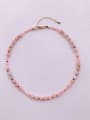 thumb Natural  Gemstone Crystal Beads Chain Handmade Beaded Necklace 0