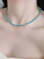 thumb Natural Gemstone Crystal Beads Chain Handmade Necklace 1