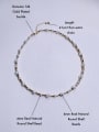 thumb Natural Round Shell Beads Chain Handmade Beaded Necklace 2
