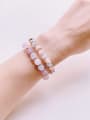 thumb Natural  Gemstone Crystal Beads Chain Handmade Beaded Bracelet 1