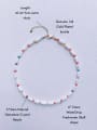 thumb Natural Round Shell Beads Chain Handmade Necklace 2