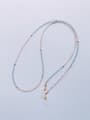 thumb SG-007 Natural Gemstone Crystal Beads Chain Handmade Sunglass Chains 1