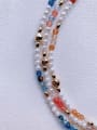 thumb Natural  Gemstone Crystal Beads Chain  Multi Color Handmade Beaded Bracelet 3