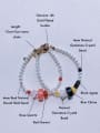 thumb Natural  Gemstone Crystal Beads Chain Handmade Beaded Christmas Series Bracelet 2