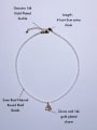 thumb Natural Round Shell Beads Chain Handmade Christmas Series Necklace 3