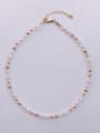 thumb N-STPE-0020 Natural  Gemstone Crystal Beads Chain Handmade  Beaded Necklace 2