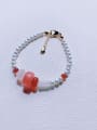 thumb Natural  Gemstone Crystal Beads Chain Handmade Beaded Christmas Series Bracelet 3