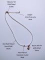 thumb Natural  Gemstone Crystal Beads Chain Christmas Seris Beaded Necklace 1