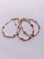 thumb B-ST-016 Natural  Gemstone Crystal Beads Chain Handmade Beaded Bracelet 0