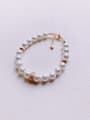 thumb Natural Round Shell Beads Chain Handmade Beaded Bracelet 0