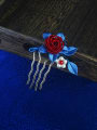 thumb Rose Handmade Flower Chanhua Hairpin 0