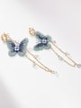 thumb Alloy Miyuki Millet Bead White Butterfly Minimalist Drop Earring 2