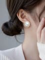 thumb Alloy White Geometric Classic Stud Earring 3