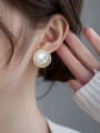 thumb Alloy White Geometric Classic Stud Earring 4