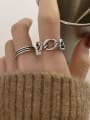 thumb 925 Sterling Silver Silver Minimalist Band Ring 4