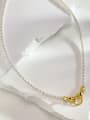 thumb Brass Miyuki Millet Bead White Palm Minimalist Beaded Necklace 2