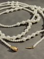 thumb Brass White Classic Beaded Necklace 2