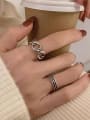 thumb 925 Sterling Silver Silver Minimalist Band Ring 3