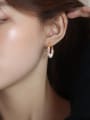 thumb Brass Miyuki Millet Bead Multi Color Stone Minimalist Huggie Earring 2