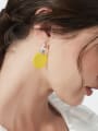 thumb Alloy Yellow Geometric Dainty Stud Earring 2